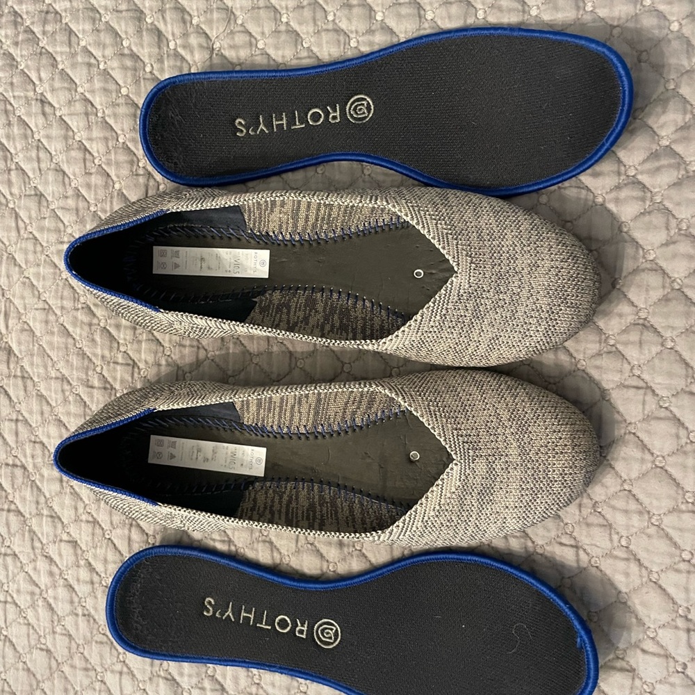 Rothy’s Heather Gray flats
